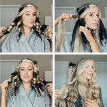 New Amazon Velvet Octopus Curling Artifact Lazy Squid Curling Iron Sleeping Headband No Heat Curling Iron