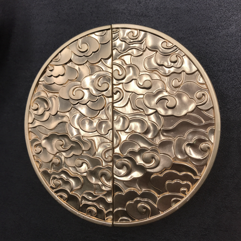 Domain bang new Chinese handle antique solid wood whole cupboard door handle to light luxury door drawer furniture hardware