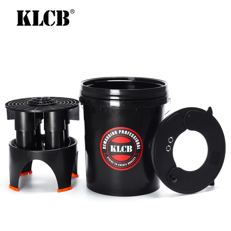 KLCB Caustic Throw Disc WashEr Quick Cleaning Bucket Sponge Disc Wash Bucket Multifunctional 4S Shop Wash Bucket