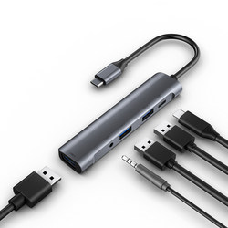 Xiaomi 태블릿 6max 도킹 스테이션 Type-C에서 USB/U 디스크/3.5mm 헤드폰 잭 어댑터에 적합 다중 인터페이스 변환기 키보드 및 마우스 확장기