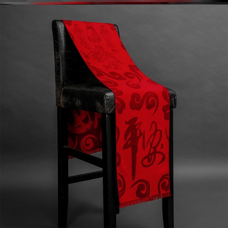 China red scarf logo annual meeting corporate activities red scarf men and women red scarf gift box custom red classmates