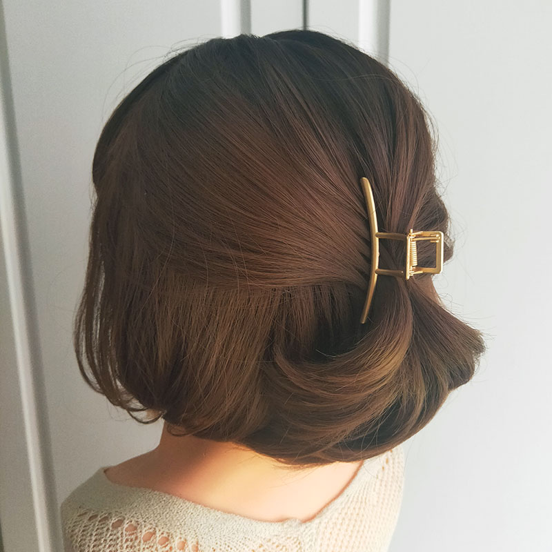 Hair Grip Clip Small Shark Clip less Temperament Head Accessories Rear Brain Spoon Hairspoon Hairpin Clip Children South-of-the-tail clip