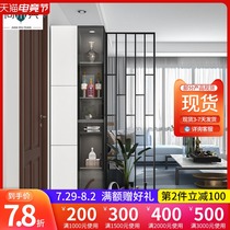 Nordic entrance cabinet Modern simple door shoe cabinet Door screen partition cabinet Home decoration Living room wine cabinet Light luxury