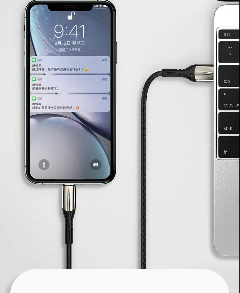 苹果数据线iPhone11快充6s手机i