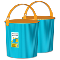 Bath bucket plastic thickened storage bucket childrens toy storage bucket home bathroom portable laundry bucket fishing bucket
