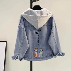 Girls Denim Thin Outwear Spring & Fall 2025 New Style Little Girl Baby Korean Style Clothes Kidsren's Winter Clothing