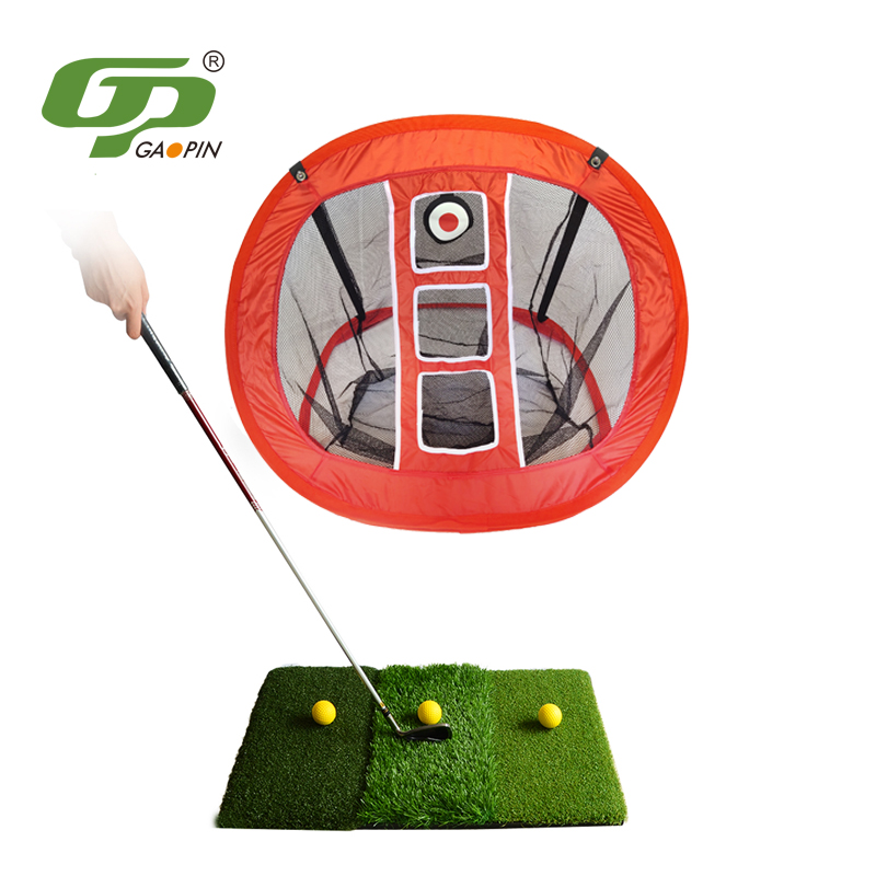 GP golf practice net indoor home small and convenient folding chipping ball collector outdoor swing practice net