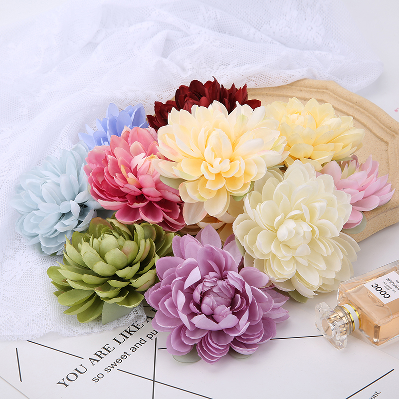 Emulation Large Lidaisy Head Fake Flowers DIY Handmade Flower Ring Material Home Wedding Decoration Shooting Props