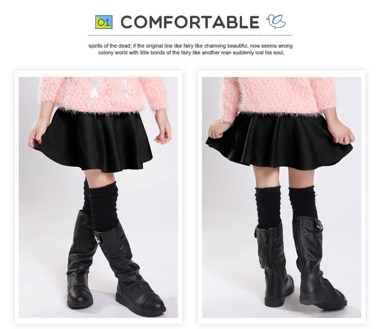 Jupe fillette en mélange - Ref 2049864 Image 12