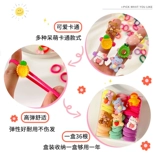 Безвредная милая детская эластичная резинка для волос, полотенце, не повреждает волосы