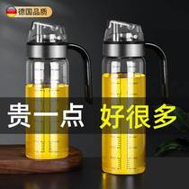 German High Borosilicate oil bottle glass oil bottle household kitchen seasoning sauce vinegar pot oil tank automatic opening and closing