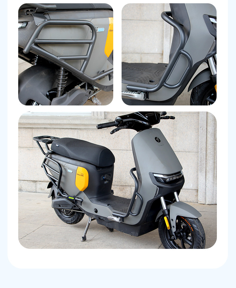 Suitable for Ninebot M95C+/N70C/M85C/F90Mm80C Front Bumper and Rear Rack for Electric Scooters and Electric Motorcycles