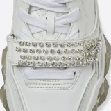 [Новую годовую церемонию] Джимми Чу/Алмазный ремешок кожаные туфли для папочки.