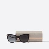 [Официальное подлинное] Джимми Чу/Штефф/С 55 Медное Золотое зеркало Черная рама Черная рама Солнцезащитные очки