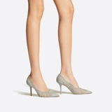 [Подарок] [Горячая продажа классика] Джимми Чу/Любовь Женская сетчатая сетчатая туфли одиночная обувь Свадебная обувь JC