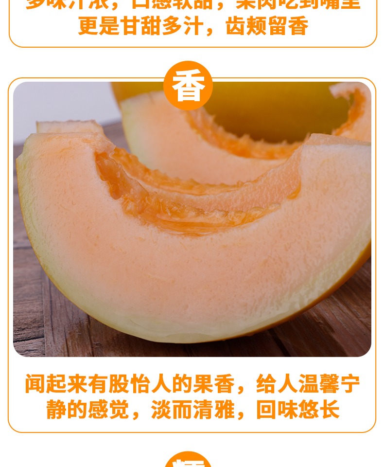 【华北强】黄河蜜瓜甜瓜当季新鲜水果3斤