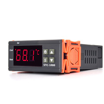 stc-1000 thermostat digital display refrigeration and heating automatic switching seafood machine chiller temperature controller