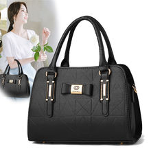夏季新款简约妈妈女包单肩斜挎包女士手提包