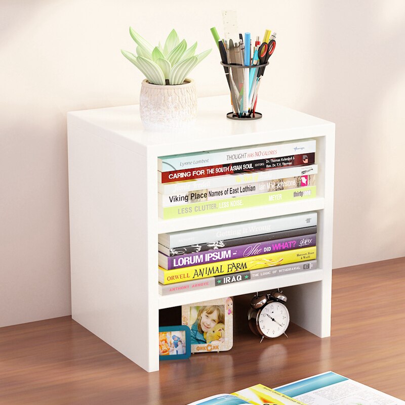 Three-layer storage rack for monitor heightened rack