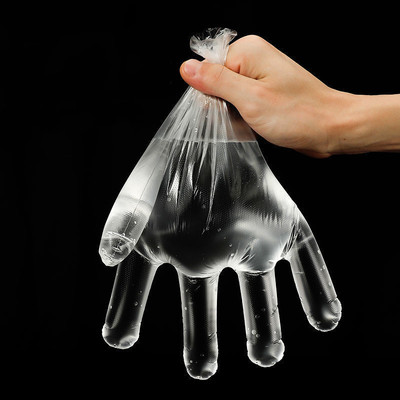 一次性手套餐饮加厚工厂直销薄膜食品级卫生龙虾透明塑料手套