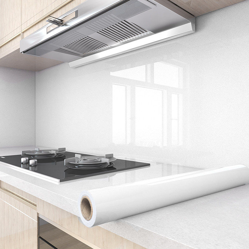 Kitchen oil-proof stickers fire-resistant high temperature thickened wallpaper self-adhesive waterproof and moisture-proof wall marble special wall stickers