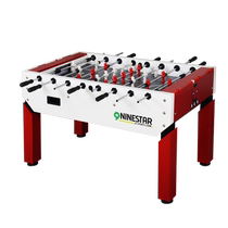 Nine-star professional competition table football table tabletop campus training safety telescopic pole table football table