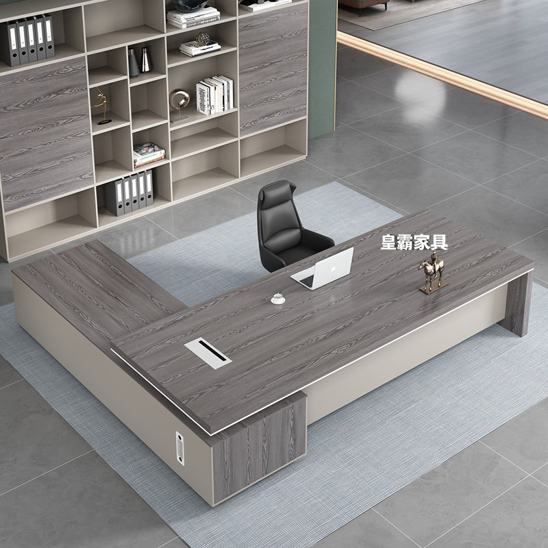 Desk Boss Table Minimalist Modern Supervisor Big Bantai President Table Manager Table Office Table And Chairs Combination Furniture