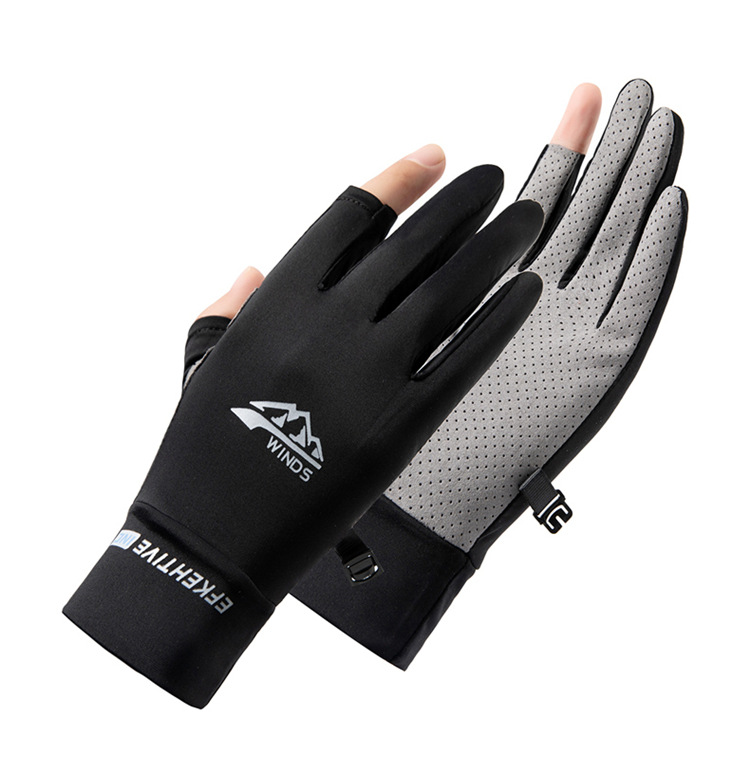 Frisbee gloves women's half-finger fitness dew fingers non-slip cocoon summer thin bicycle equipment training wear-resistant professional sports