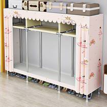 Full alloy steel joint wardrobe economical room simple combination clothes closet simple assembly finished product collection closet