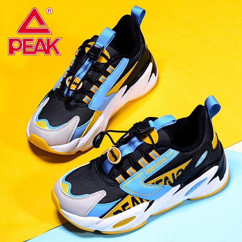 Pike Boy Shoes Boy CUHK Female Sneakers 2022 Spring Summer New Elastic Soft-bottom Shock Absorbing Children's Basketball Shoes