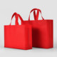 Trophy and Medal Tote Bag, Red Tote Bag, Packaging Bag, Handbag, Gift Bag, Convenient Non-Woven Fabric Bag