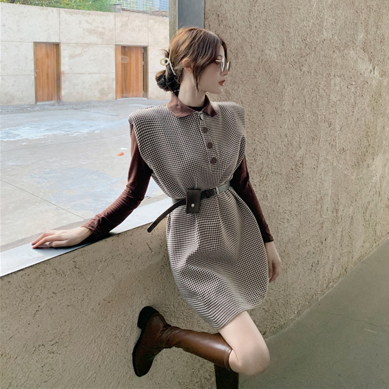 2020 Xiaoxiang Atmosphere Light and Wind Career Hostess Skirt Foreign Goddess Van Fried Street Two Style Suits women's autumn