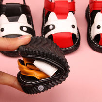 Baby sandals Male Bao One year old (called shoe soft-bottom) 0-1-2-year-old male and female baby sandals Soft shoes Soft bottom Walking Shoes