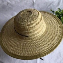 Grass Hat Mens Sun Shading Site Rain Protection Bamboo Products Work Grass Hat Fu Season Bucket Hat Width Eatery Mens Style Fields Beach Home
