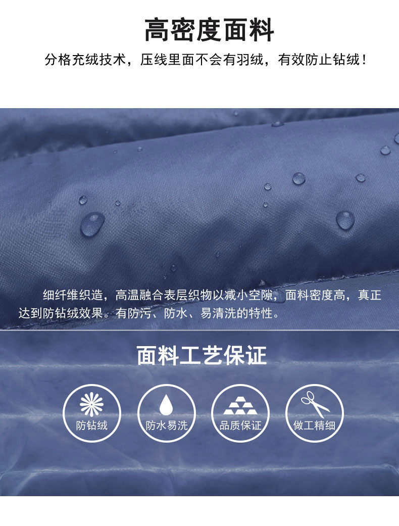 鸭鸭 男士 90白鸭绒 轻薄羽绒服 内外两穿 图6