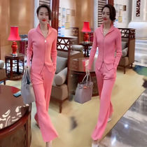 Tall childrens 170 temperament autumn suit 175 wear the autumn network red fried street with a thin leg pants two pieces