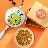 Пинг динозавр (вышивка+Osmanthus+diyl box)