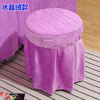 Светло-фиолетовый хрустальный бархатный светло-пурпурный стул