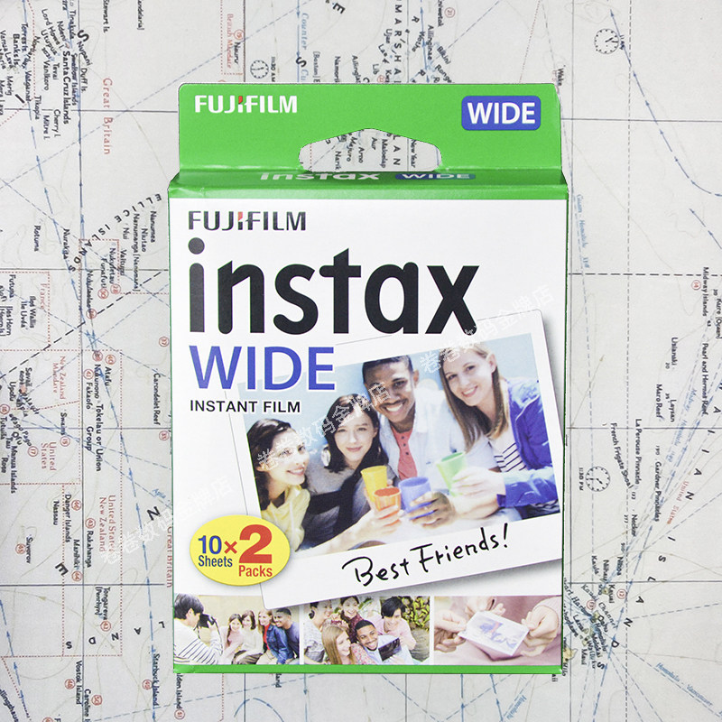 Fuji Polaroid 5 inch wide white edge rainbow photo paper instax200 210wide300 photo paper negatives