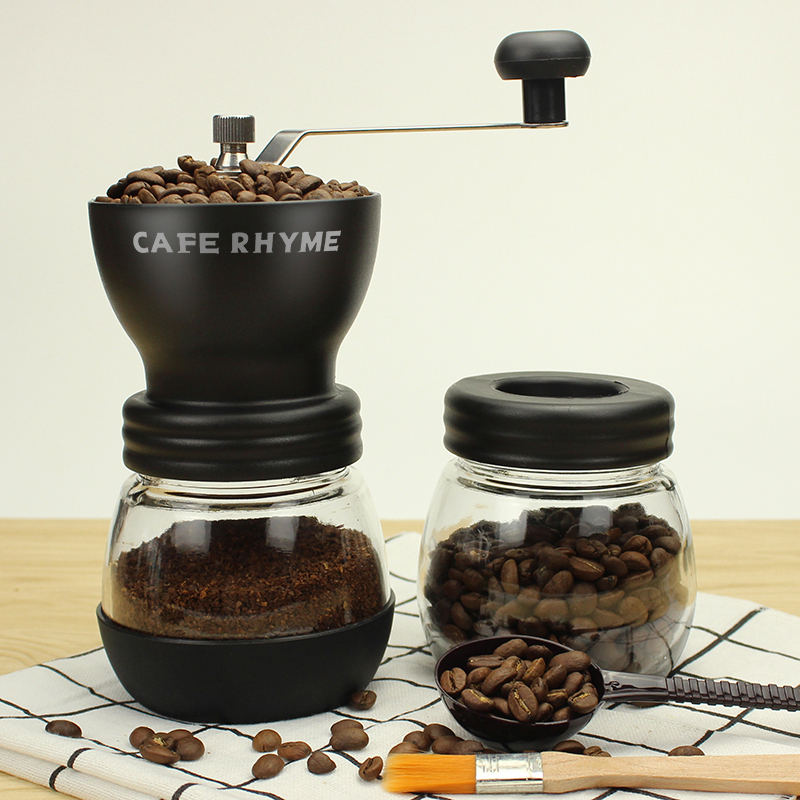 Coffee bean grinder hand-cranked bean grinder hand-cranked coffee machine manual grinder household hand grinder can be washed