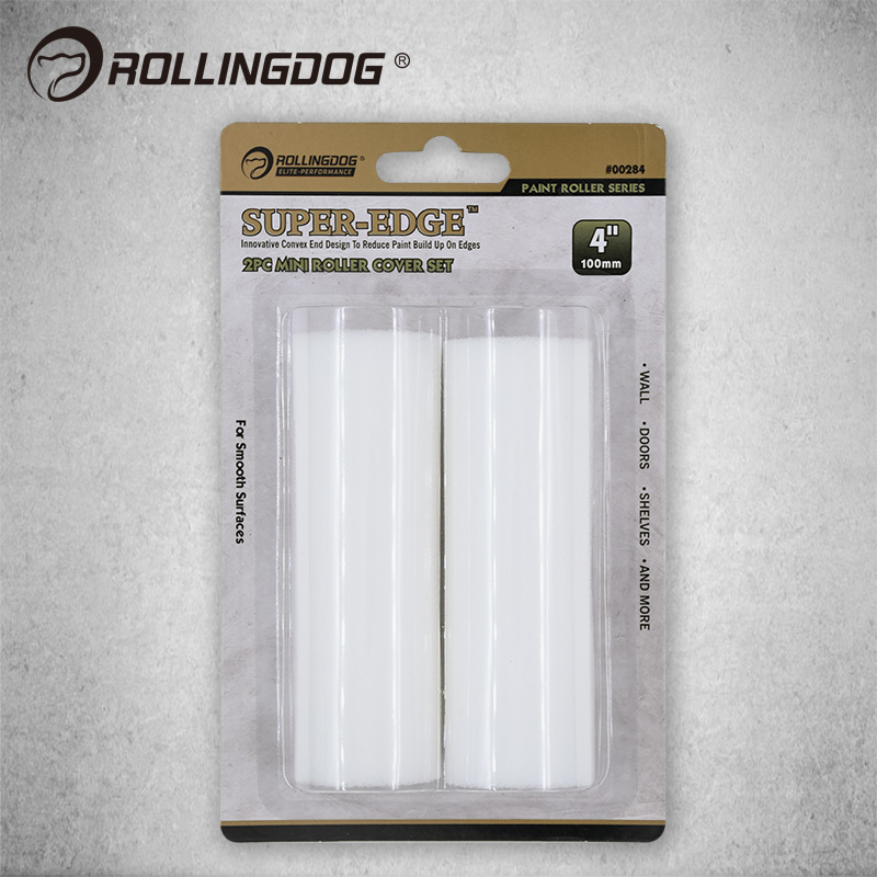 rollingdog Rolling Dog 4 inch imported sponge small roller brush imported latex paint flat blackboard brush