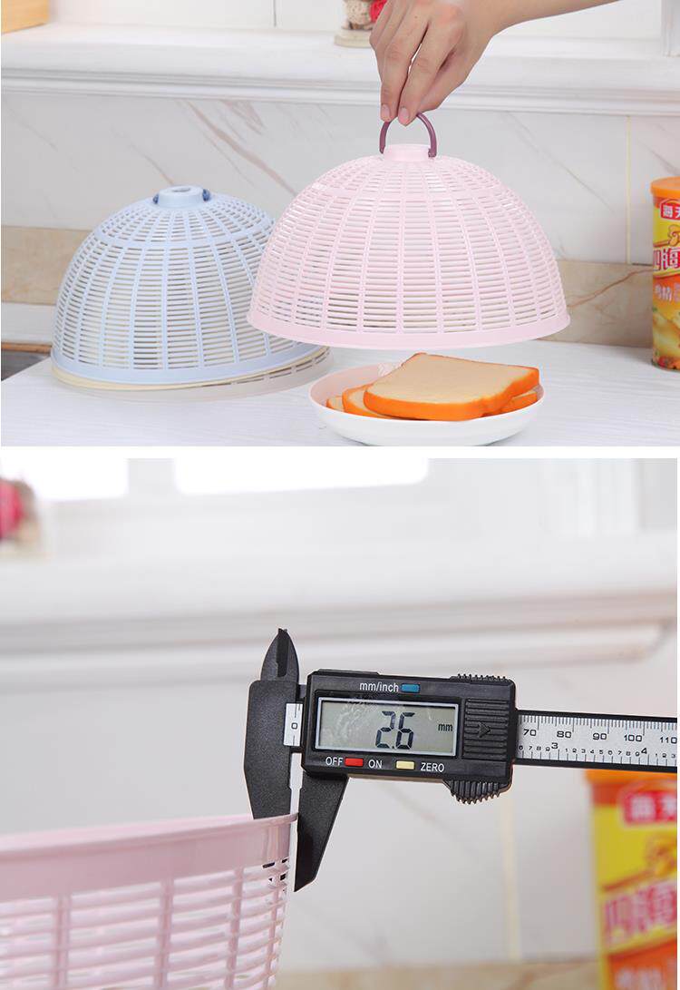 Средства защиты труда 防苍蝇盖菜罩塑料新款小防蟑螂家用台罩厨房圆形食物罩剩菜盖餐桌