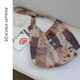 AbbottVINTAGE Autumn Flowers Retro Tennis Pinning Double Layer Bag versatile light crossbody women's bag