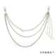New style metal trousers waist chain waist chain men and women waist chain style belt waist belt accessories key chain trend chain