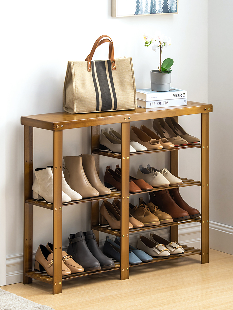 Entrance Door Shoe Cabinet Doorway Shoe Rack Home Economy Type Simple Doorman Accessible Multilayer Dust-Proof Footstool Brief Approp.