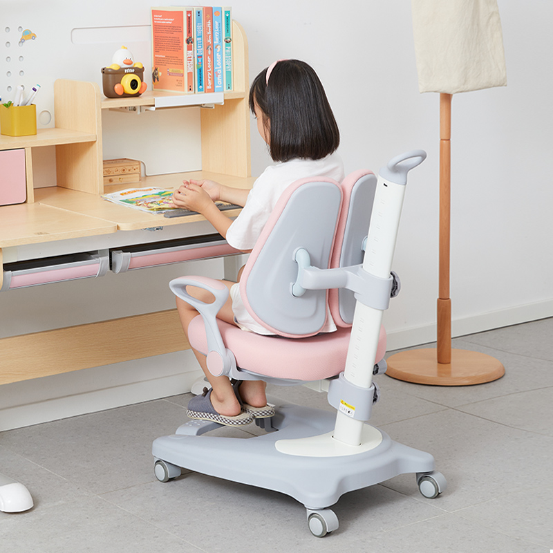 Rice grain life children's learning chair primary school student office chair desk stool adjustable lift correction sitting seat