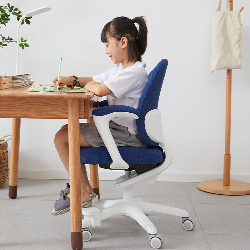 Rice Life Children Learning Chair Lifts Elementary Student Writing Chair Household Desk Seat Correction