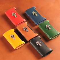 Suitable for Slim7 lighter protective cover French brand handmade anti-fall and scratch genuine leather shell cowhide gift leather cover