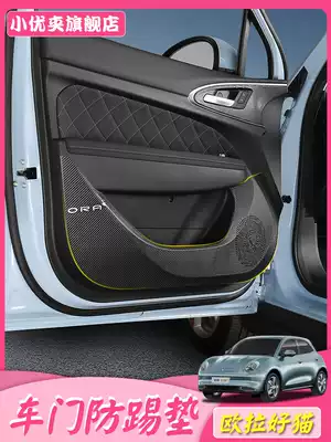 Great Wall Euler Good Cat Door Leather Kick Pad Interior Modification Special Vehicle Decoration Passenger Kick Protective Pad
