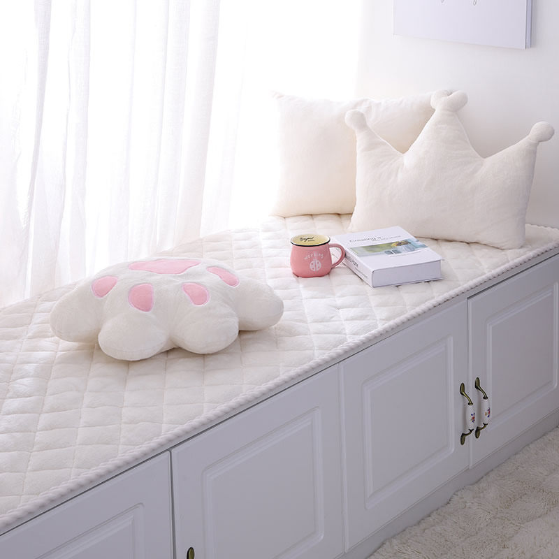 Minimalist modern Four Seasons universal floating window cushion windowsill Cushion Blanket Bedroom Balcony decorated with tatami cushions Custom made